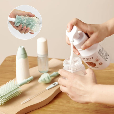 Momcozy Bottle Brush Cleaning Fluid, Natural Rich Foam Cleaner, 11.9 Ounces