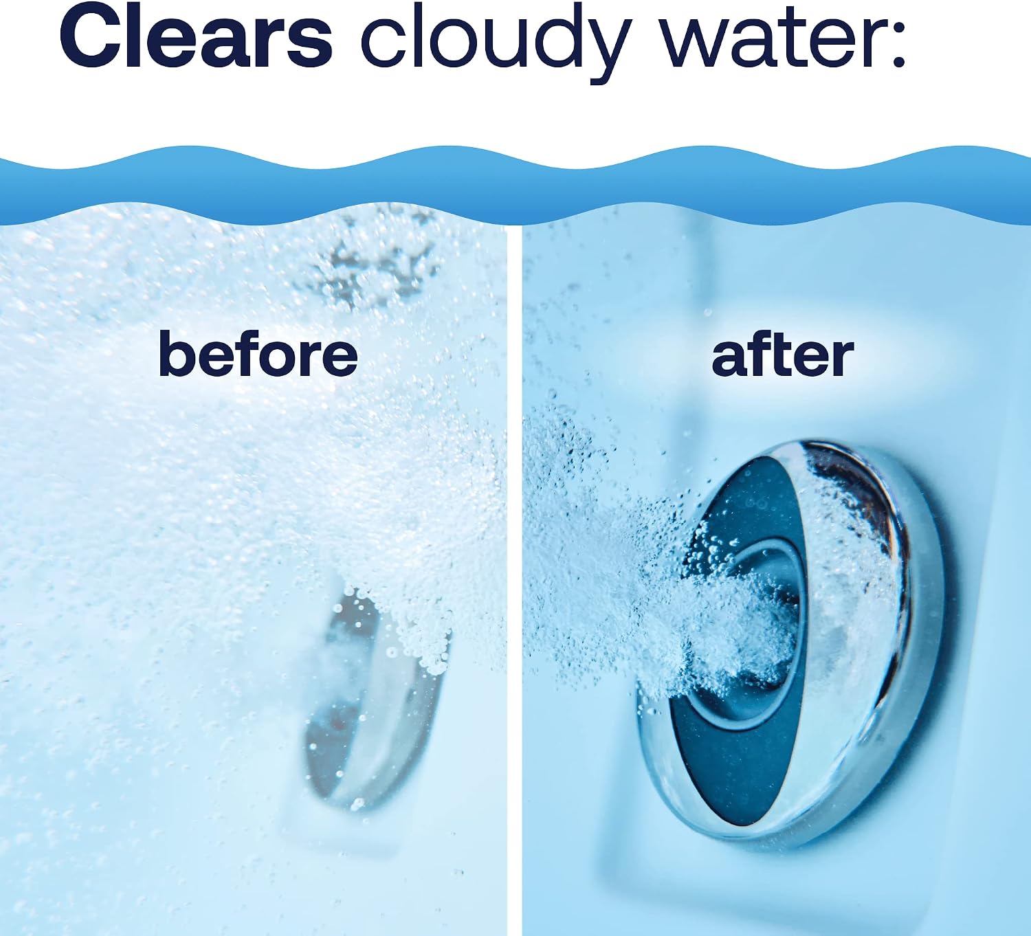 HTH Spa 86135 Non Chlorine Shock Oxidizer, Spa & Hot Tub Chemical Clears Cloudy Water, 2.25 lbs