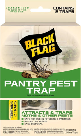 Black Flag Pantry Pest Trap 2 Count, Insect Traps, 12 Pack