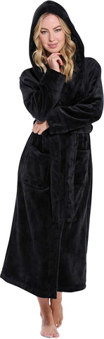 Turquaz Oversize Premium Luxury Ultra Soft Warm Robes for Women Plush Fleece Bathrobe for Women with and Spacious Pockets