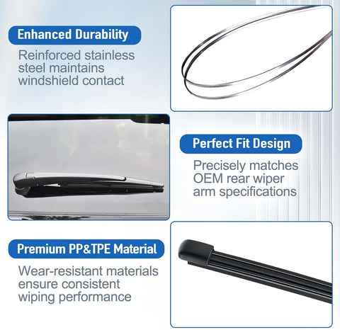 AJK 14 Inch Rear Wiper blade for Hyundai Tucson 2016-2021