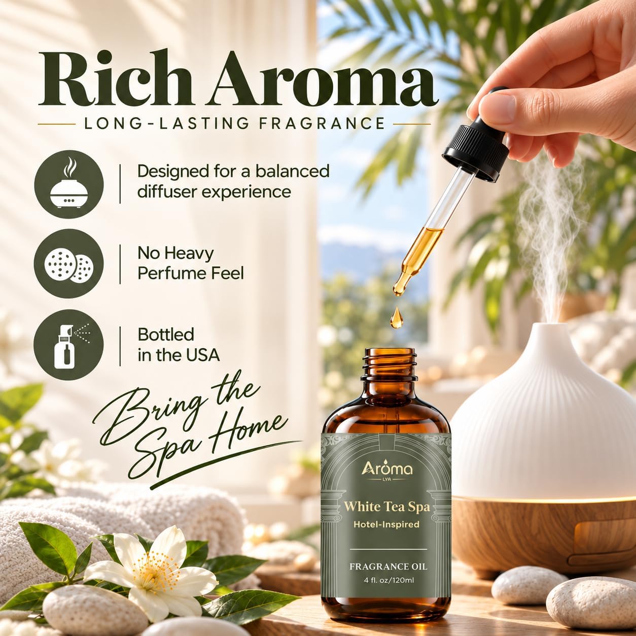 Hotel Collection Diffuser Oil - White Tea Spa