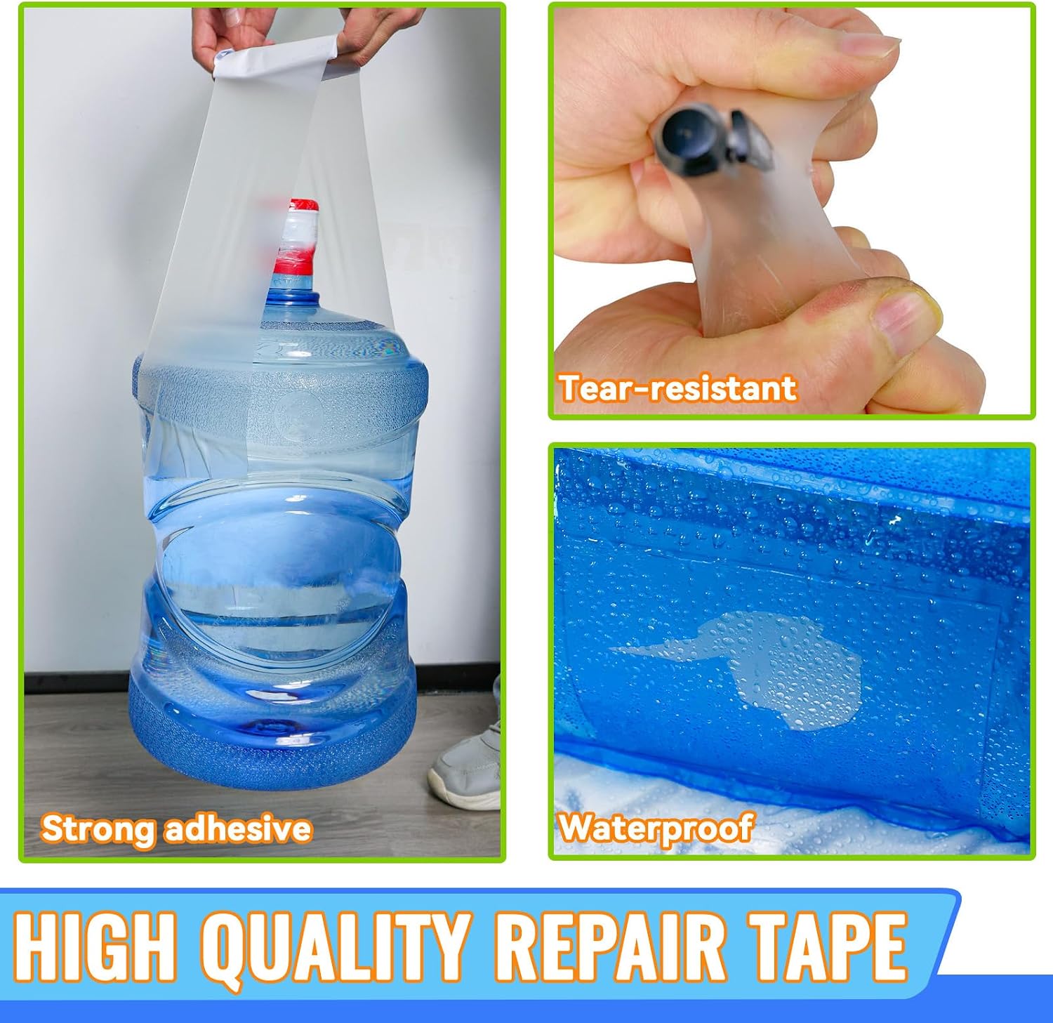 Inflatable Patch Repair Kit Waterproof for Bounce House,Vinyl,Pool,Tent