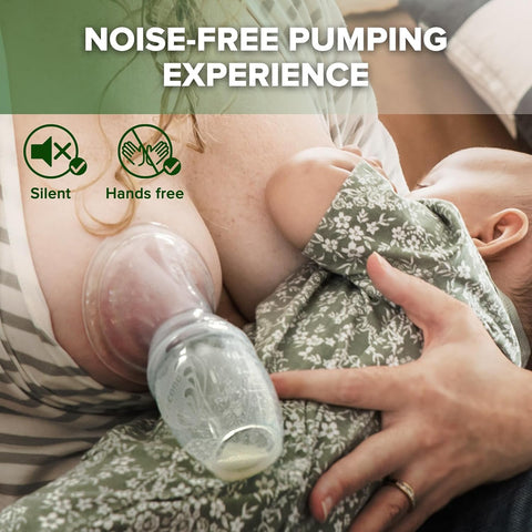 haakaa Manual Breast Pump for Breastfeeding 4oz/100ml