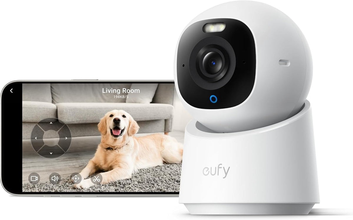 eufy Security 4K Indoor Camera E30, No Subscription, Work as Pet Camera
