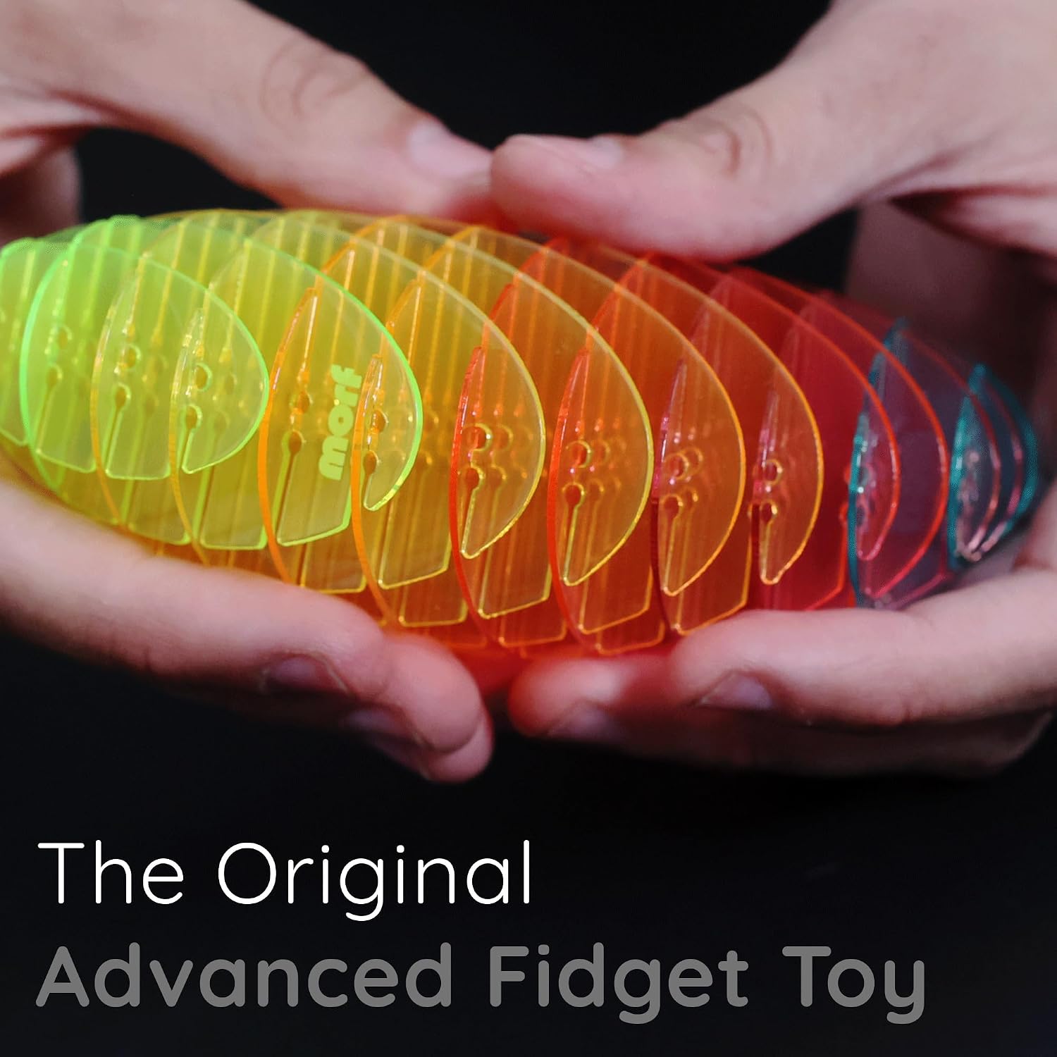 Morf Worm 3D Sensory Figgy Fidget Toy, Rainbow, Small