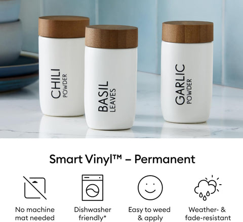 Cricut Smart Permanent Vinyl, White (13in x 5ft)