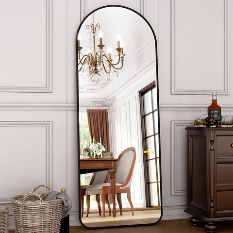 HARRITPURE 64"x21" Arched Full Length Mirror Floor Mirrors