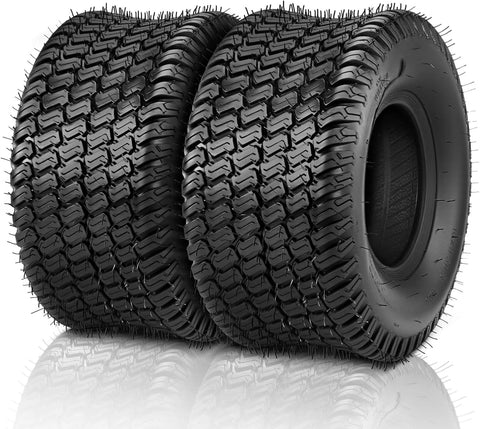 TUFFIOM 20x10.00-8 Lawn Mower Tires 2 Pack, 4PR 20x10x8 Tubeless Lawn Tractor Tires,1190 lbs Capacity Garden Tires, Compatible With Most Lawn & Garden Utility Vehicles