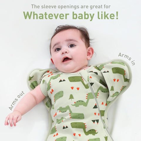Organic Cotton Baby Sleep Sacks Swaddles 0-3 Months Newborn Boy Girl 2 Pack