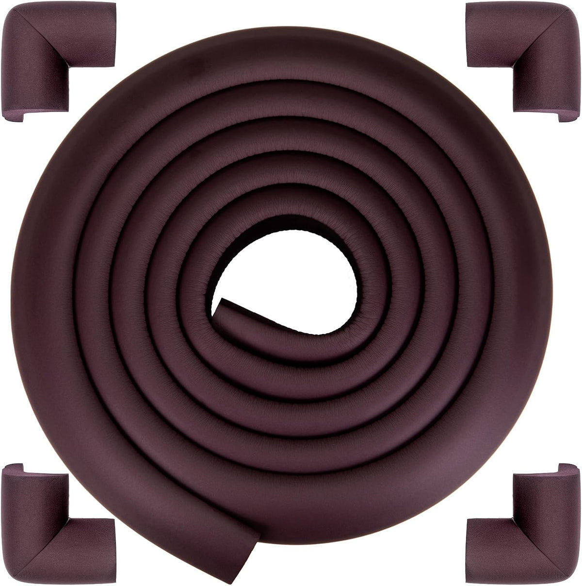 Corner Protector Baby, Baby Proofing Edge Corner Protector, Soft Foam Brown