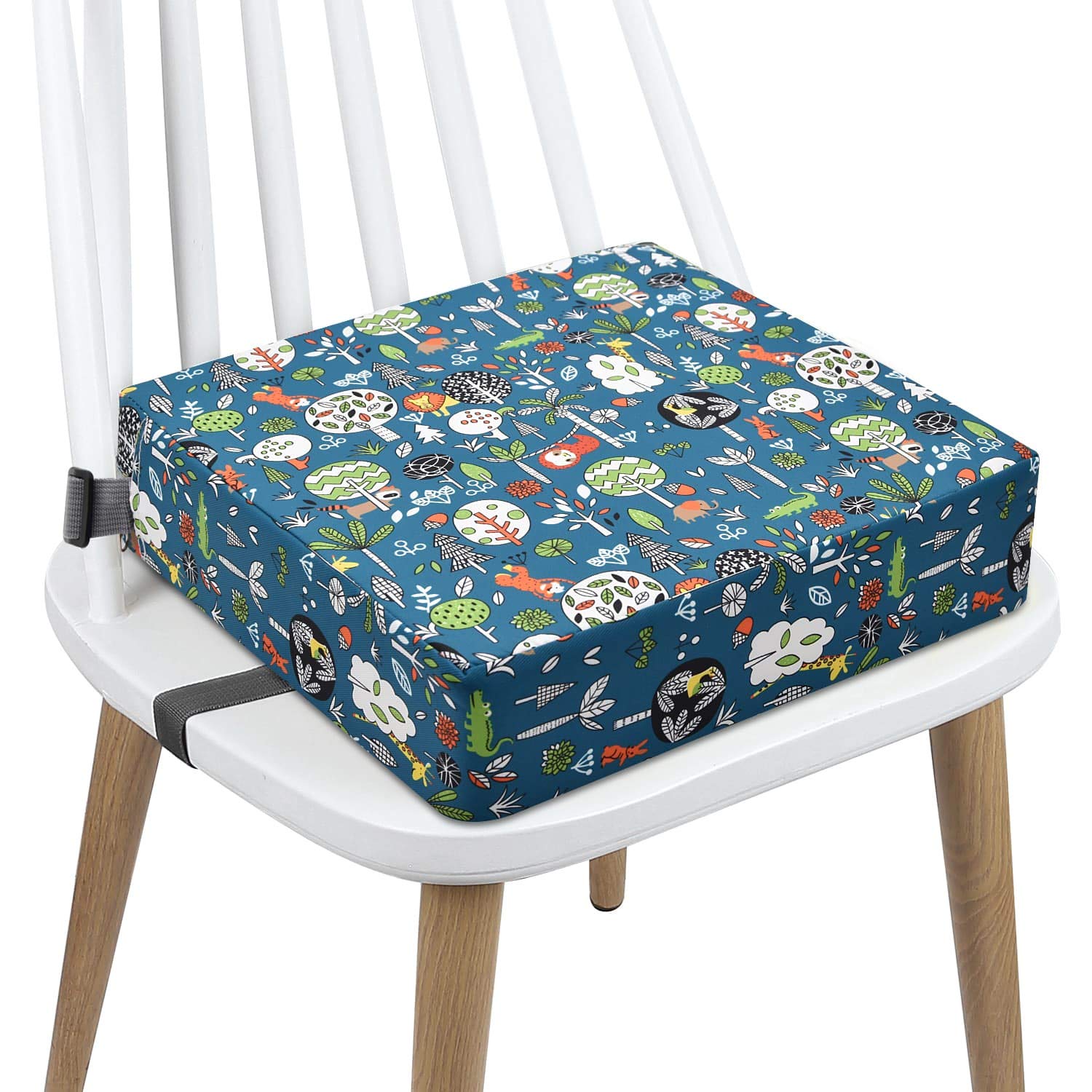 Booster Seat for Kitchen Chair, Detachable Washable Cover Chair Cushion