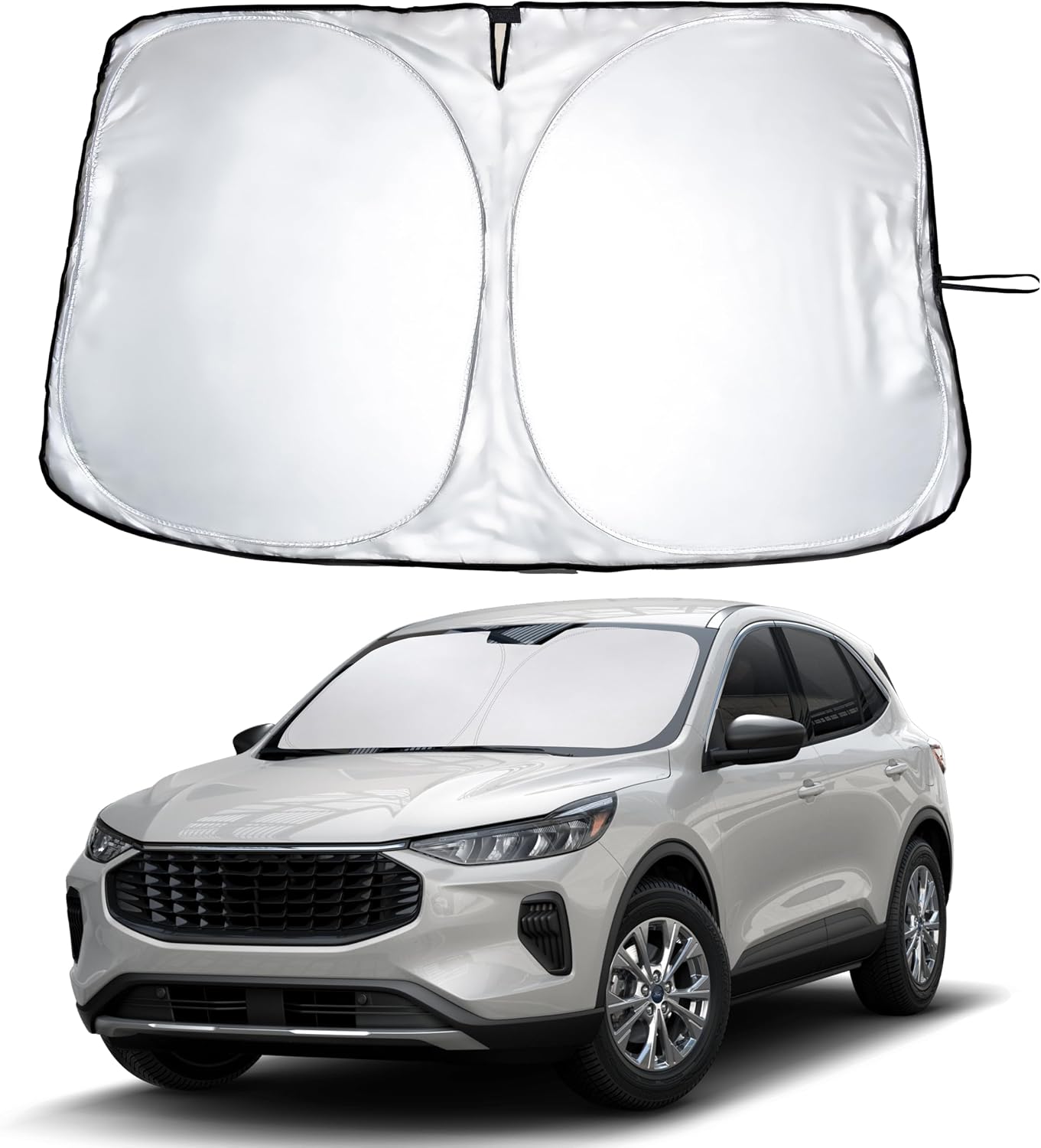 Econour Windshield Sunshade Compatible for Ford Escape 2020-2024 2025 2026