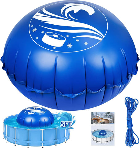 5 FT Pool Pillows for Above Ground Pools, Winter Pool Cover Pillow