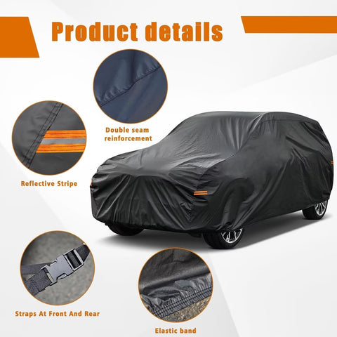 Kayme 7 Layers Waterproof SUV Car Cover for Cadillac Escalade 2007-2014