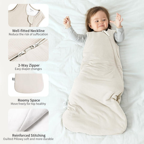BubblePanda Rayon Made from Bamboo Sleep Sack 18-24 Months 1.0 Tog Baby