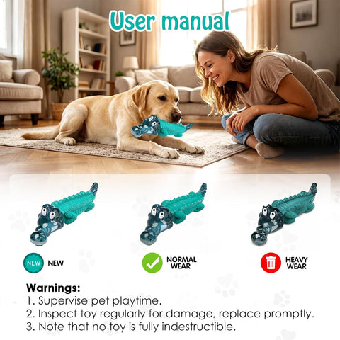 Jeefome Dog Toys for Aggressive Chewers