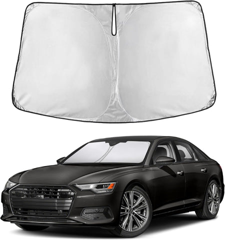 EcoNour Windshield Sunshade Compatible for Audi A6 2019-2023 2024 2025