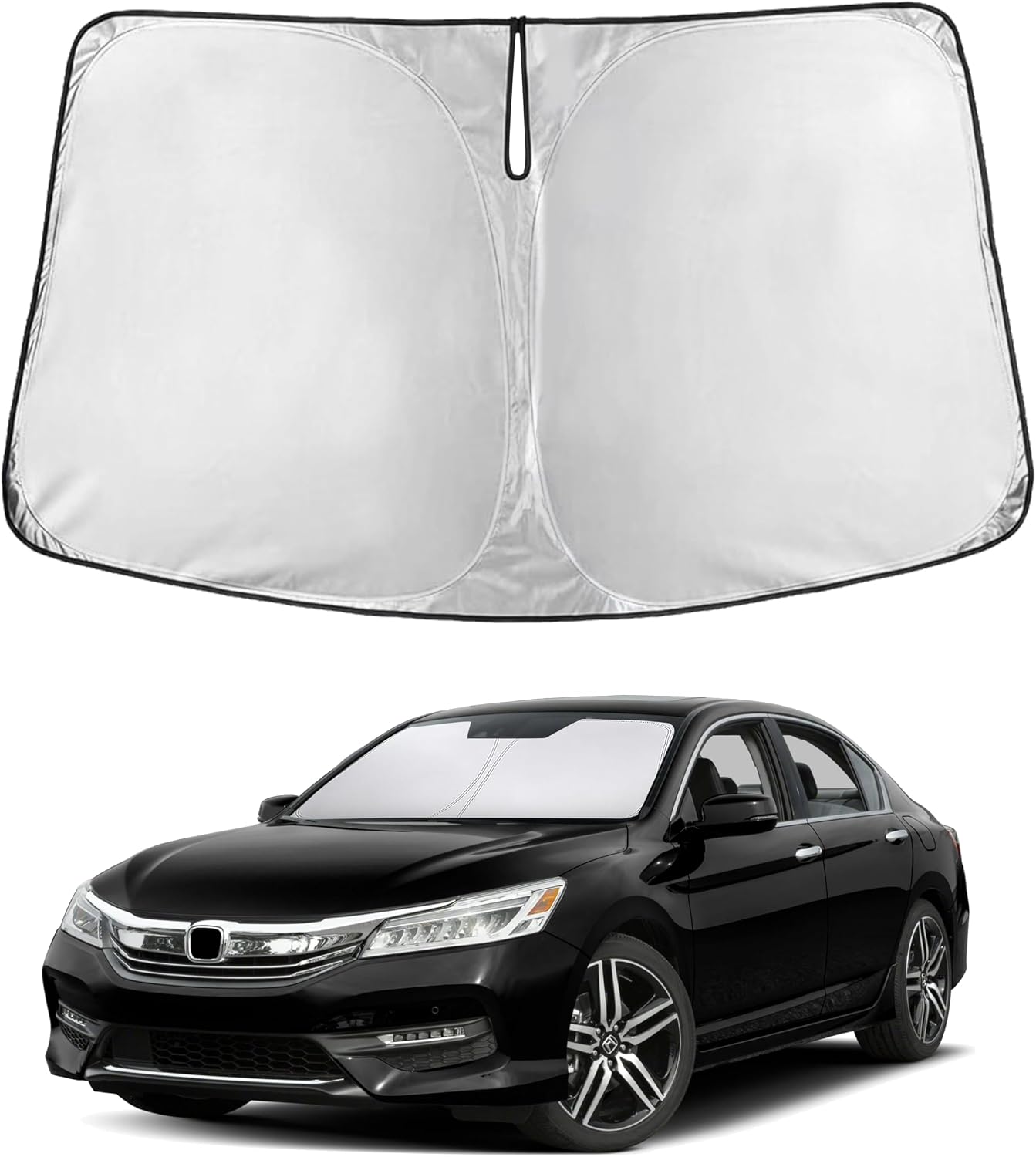 EcoNour Windshield Sunshade Compatible for Honda Accord 2013-2015 2016 2017