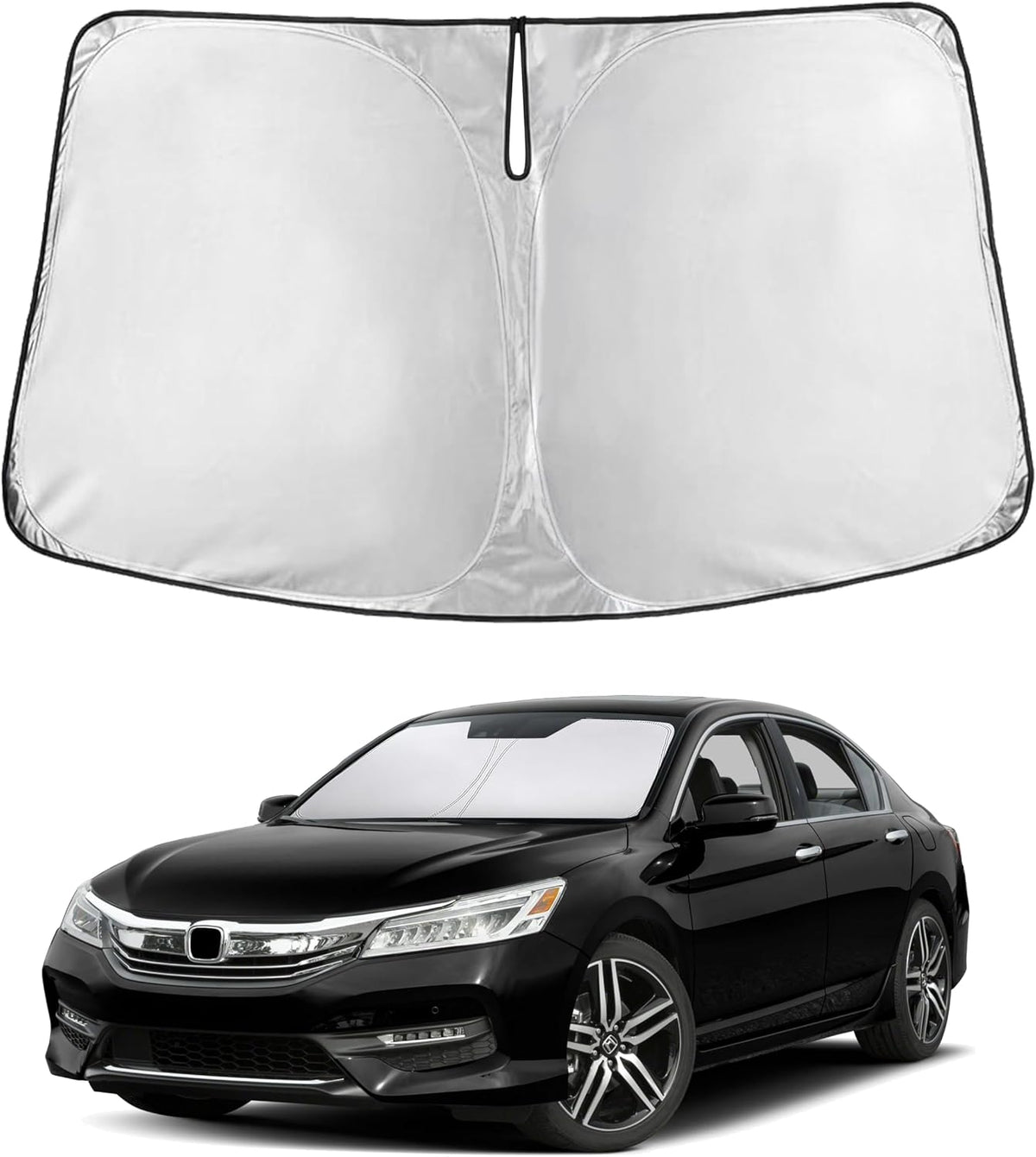 EcoNour Windshield Sunshade Compatible for Honda Accord 2013-2015 2016 2017