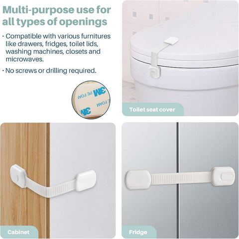 Inaya Deluxe Baby Proofing Kit 50pc, Upgraded Version Baby Safety Products