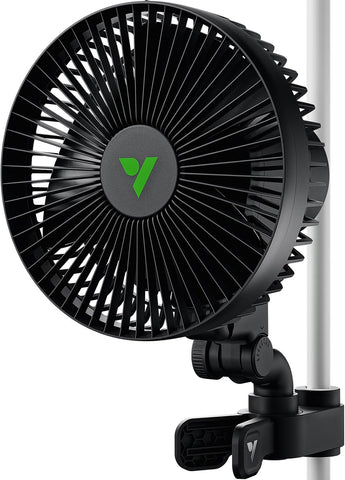 VIVOSUN AeroWave A6 Grow Tent Clip Fan, 6" Auto Oscillating Fan, 1-Pack