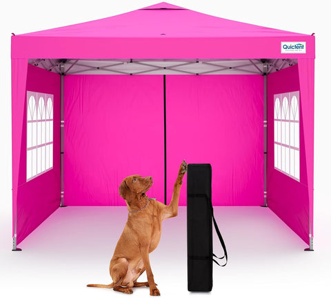 Quictent 10x10 Pop Up Canopy Tent with 3 Sidewalls