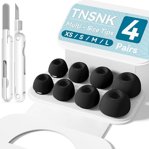 4 Pairs Replacement Ear Tips for AirPods Pro 1st /2nd(Y-Green)