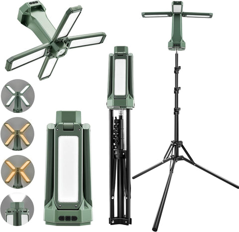 SakerNeo 20000mAh Rechargeable Camping Light with Stand,Portable Work Light