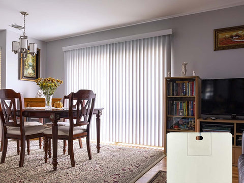 60 PCS Vertical Blind Repair Tabs Kit Clear Fixer Verticle Blinds Snap in Replacement Slats Parts Panels
