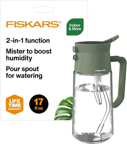 Fiskars 17oz 2-in-1 Mist & Pour Watering Can for Indoor Plants