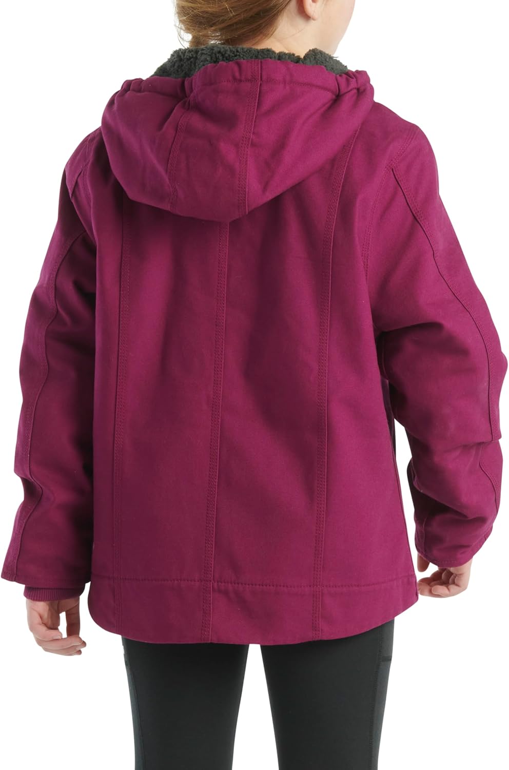 Carhartt Kid's CP9547 Canvas Insulated Hooded Jacket - Girls