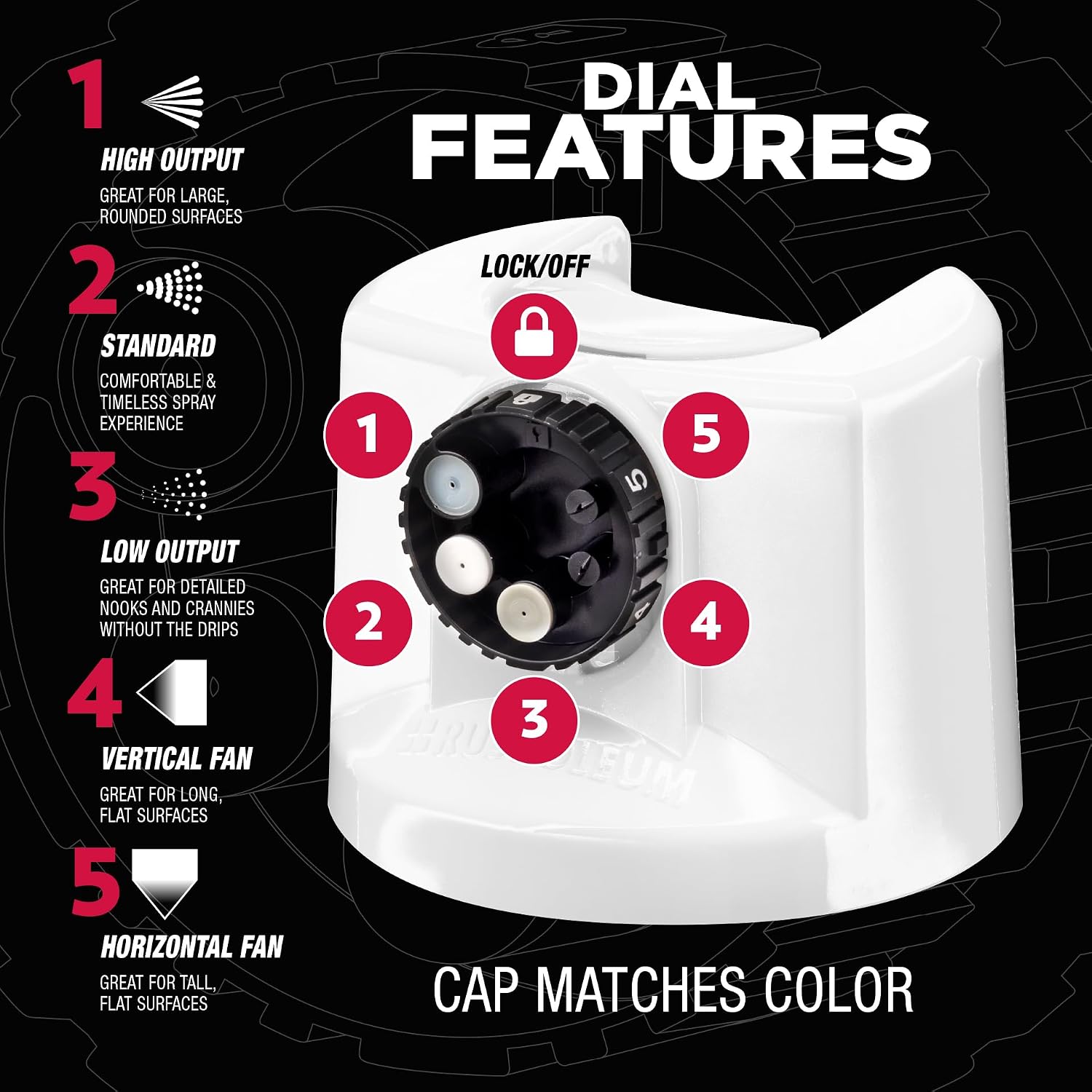 Rust-Oleum 2X Automotive Enamel 5-in-1 Spray Paint, Gloss White