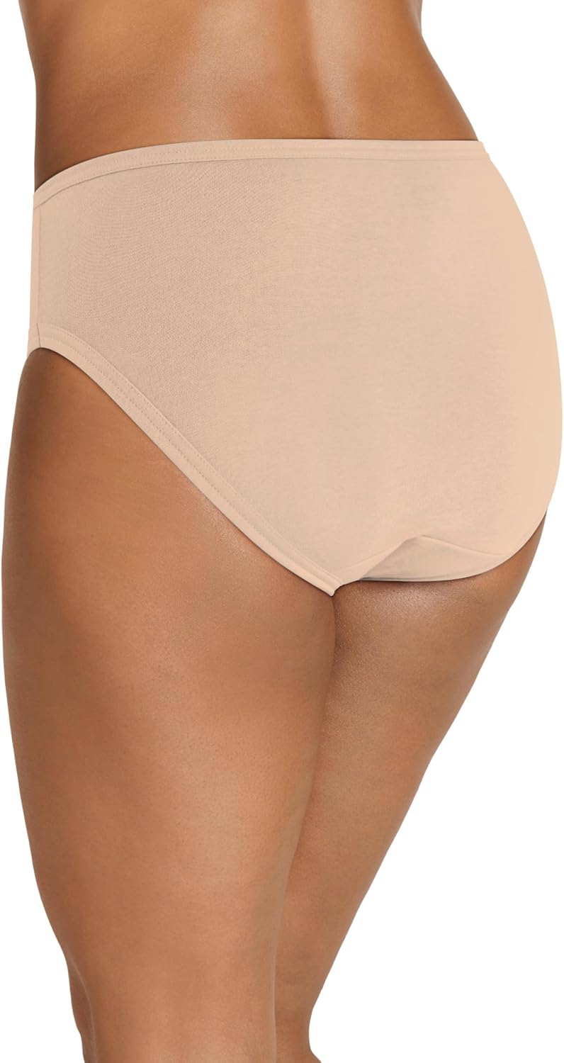 Jockey Women's Underwear 100% Cotton Elance Bikini - 3 Pack