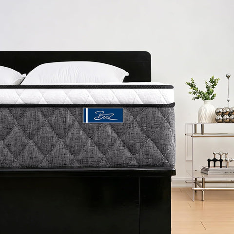 Full Size Mattress, 12 inch Cooling Hybrid Full Mattress in a Box