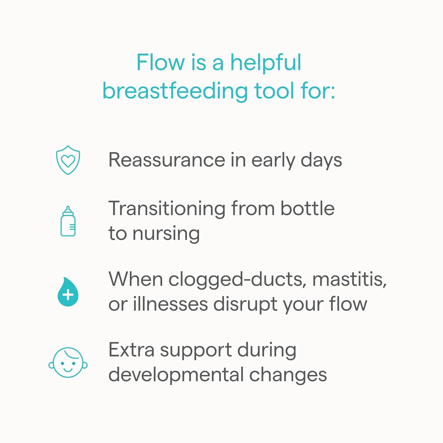Munchkin Flow 24mm Nipple Shield for Breastfeeding Newborns