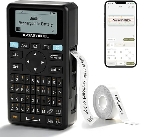 SUPVAN E11 Keyboard & Bluetooth Label Maker Machine