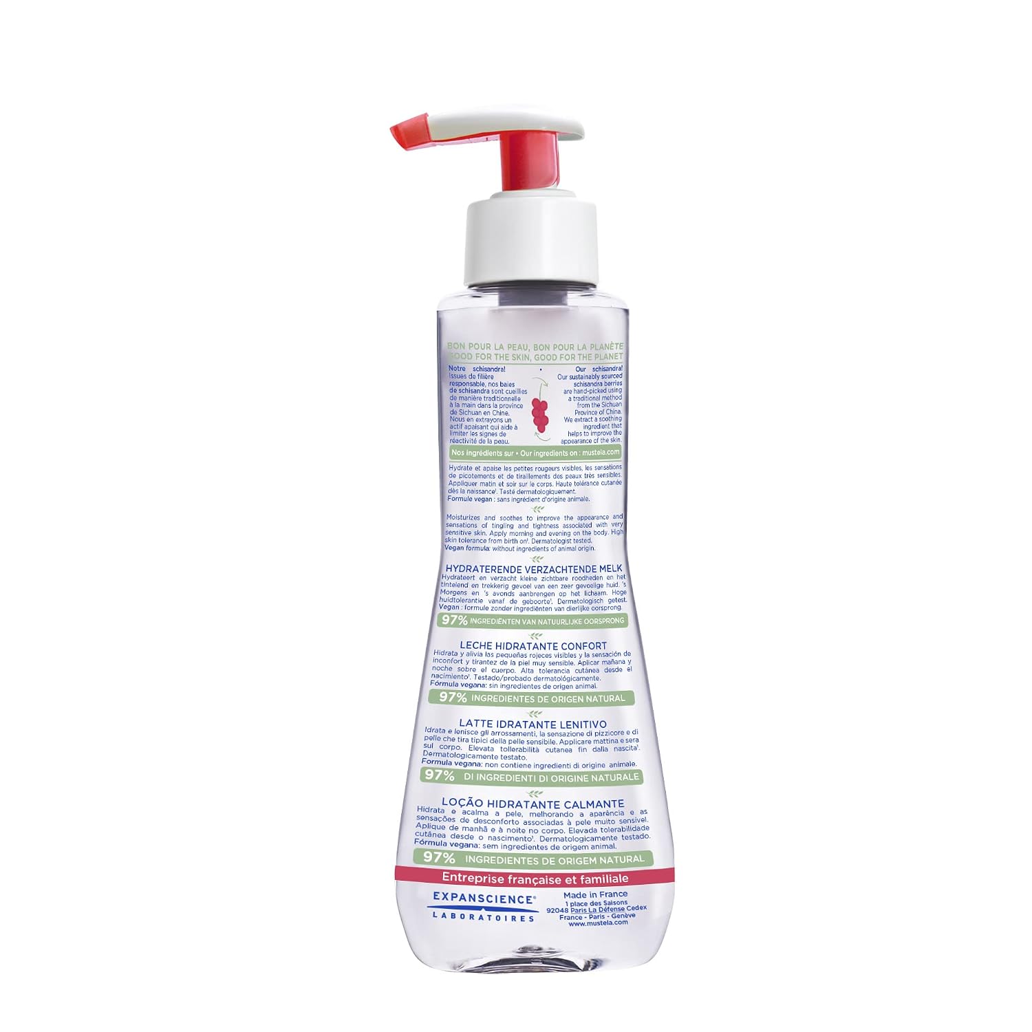 Mustela Baby Soothing Cleansing Water - No-Rinse Micellar Water for Very Sensitive Skin - with Natural Avocado & Schizandra Berry - Fragrance Free & EWG Verified - 10.14 fl. oz.