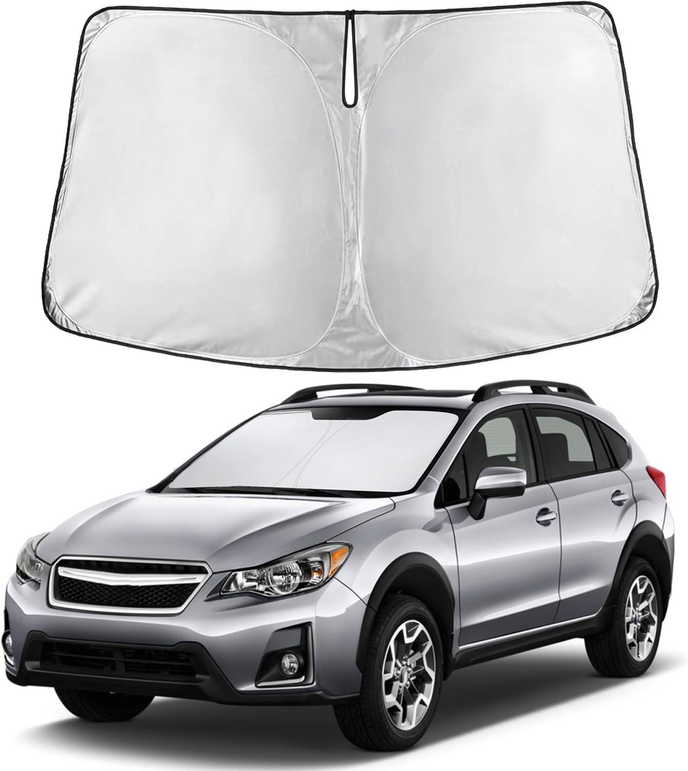 EcoNour Windshield Sunshade Compatible for Subaru Crosstrek 2013-2017