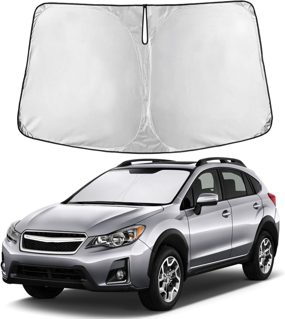 EcoNour Windshield Sunshade Compatible for Subaru Crosstrek 2013-2017