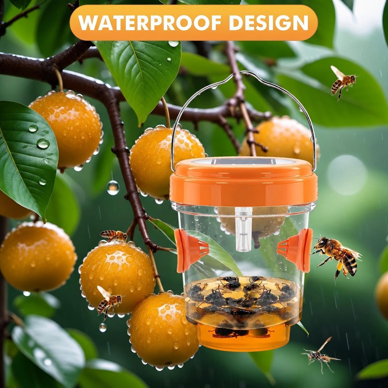 Wasp Traps Outdoor Hanging, 4 Packs