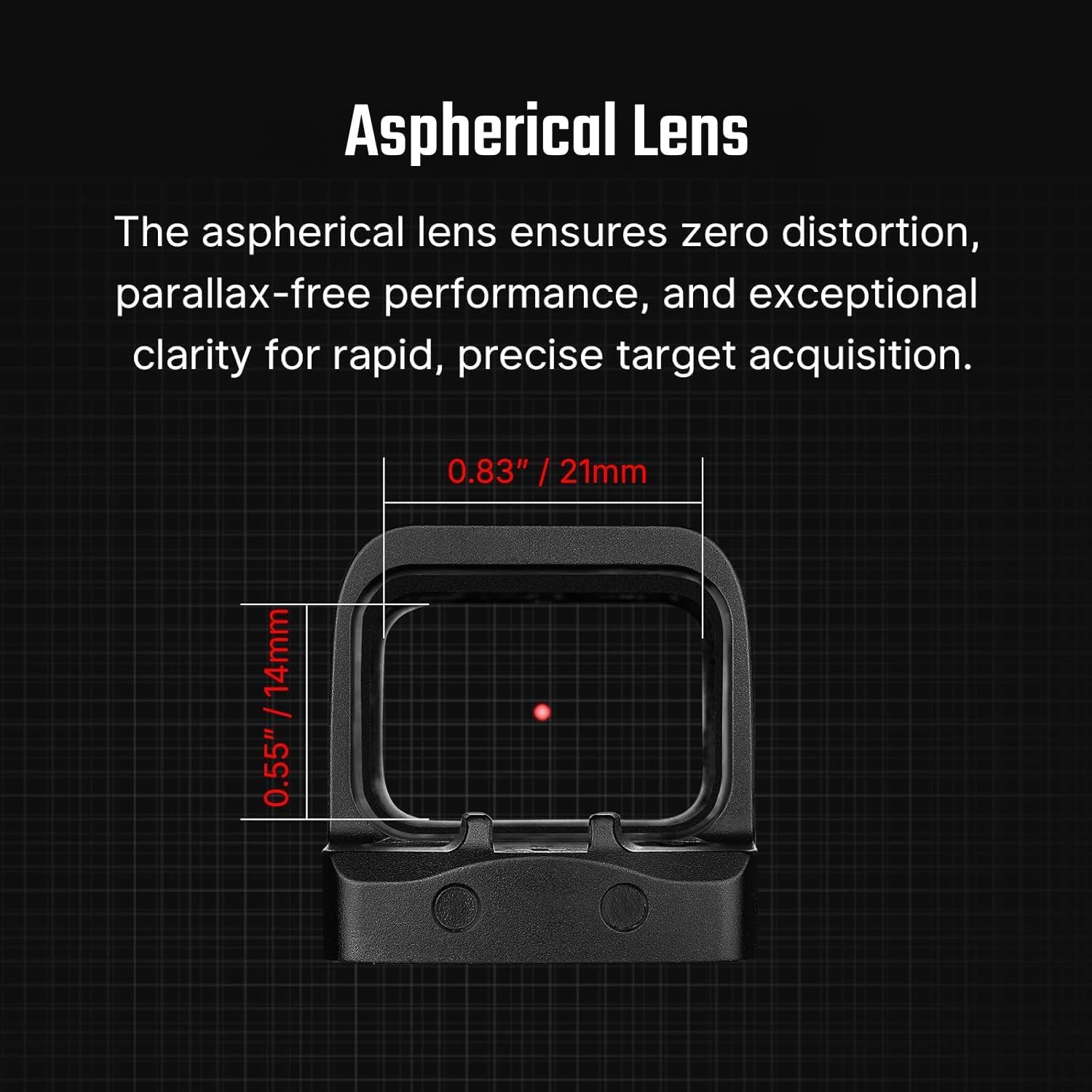 OSIGHT SE Enclosed Red/Green Dot, 2 & 32 MOA Multi-Reticle or 6 MOA Dot