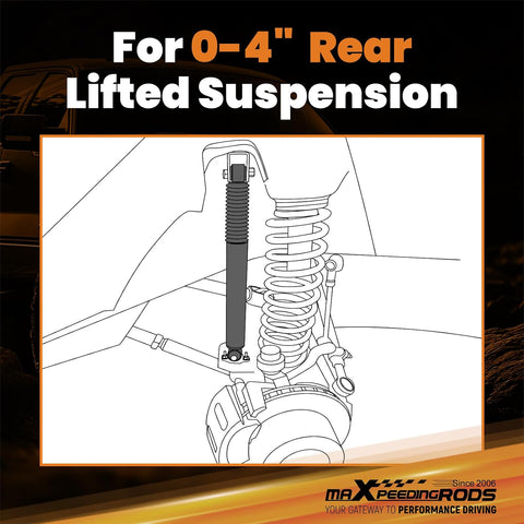 maXpeedingrods 0-4" Rear Shocks for Chevy Silverado/GMC Sierra 1500 2007-25