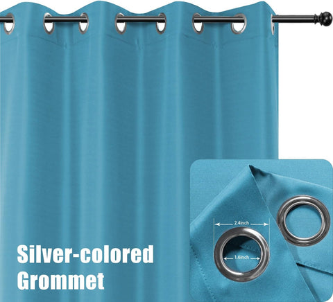 BONZER Waterproof Outdoor Curtains for Patio Porch Pergola Cabana