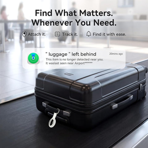 Air Tracker Tag-2 Pack, Smart Item Tags [Apple MFi Certified]
