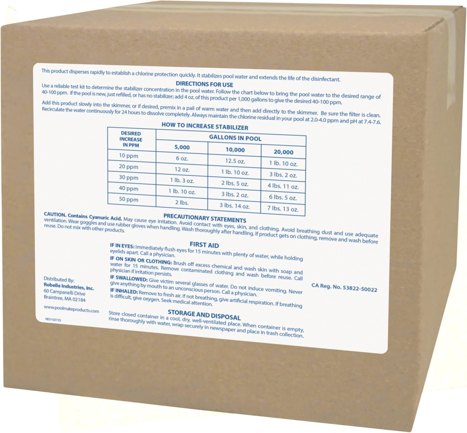 Pool Mate 16-Pounds Premium Pool Stabilizer and Conditioner