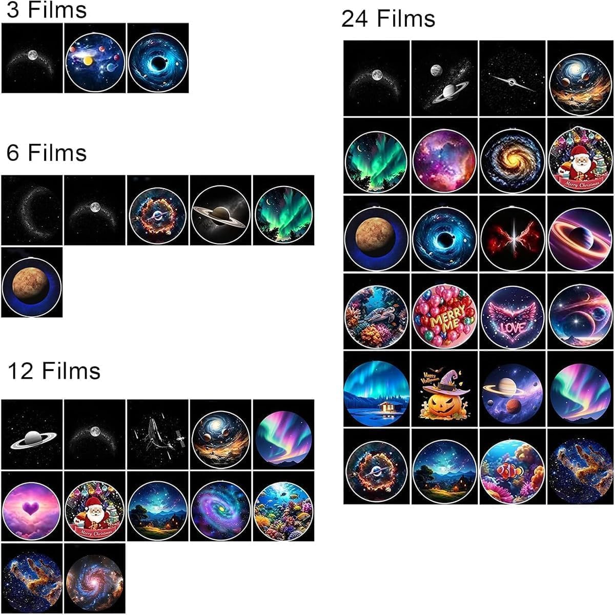Galaxy Sky Starry Night Light Projector - HD Plug and Play Projector