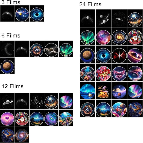 Galaxy Sky Starry Night Light Projector - HD Plug and Play Projector
