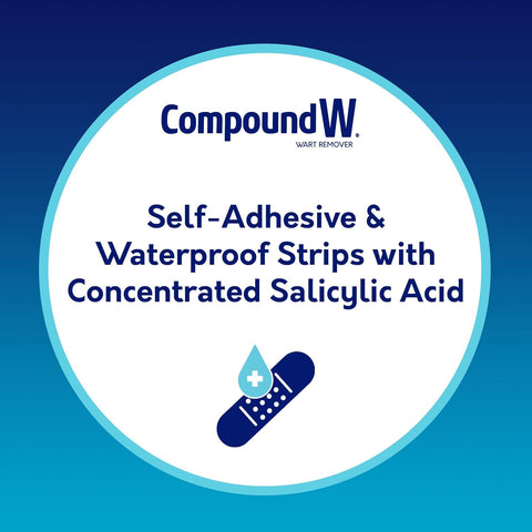 Compound W Maximum Strength Wart Remover One Step Medicated Pads, 14 Ct