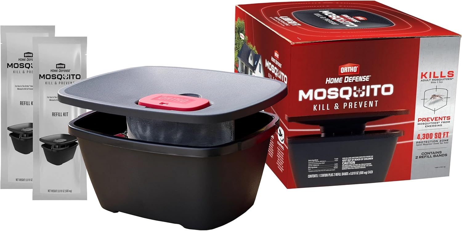 Ortho Home Defense Mosquito Kill & Prevent, 1 Station & 2 Bands